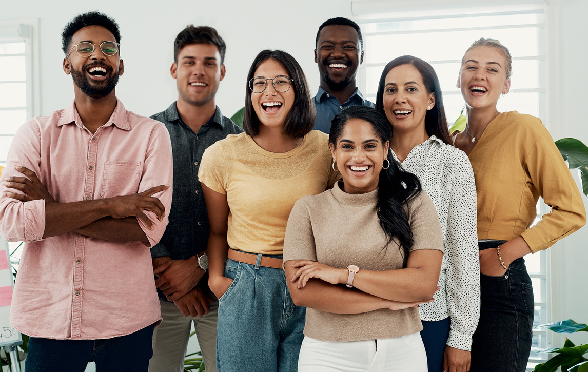 Smiling students