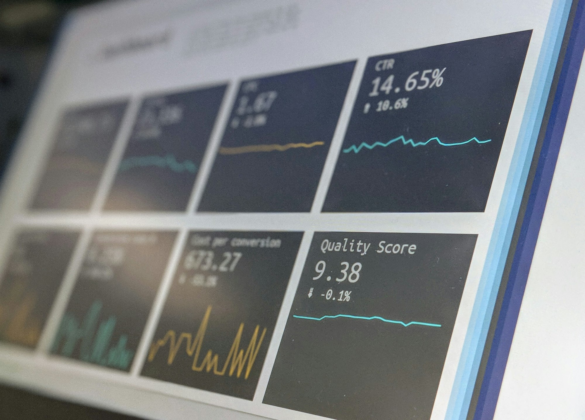 Customer service professional viewing customer records in a CRM system