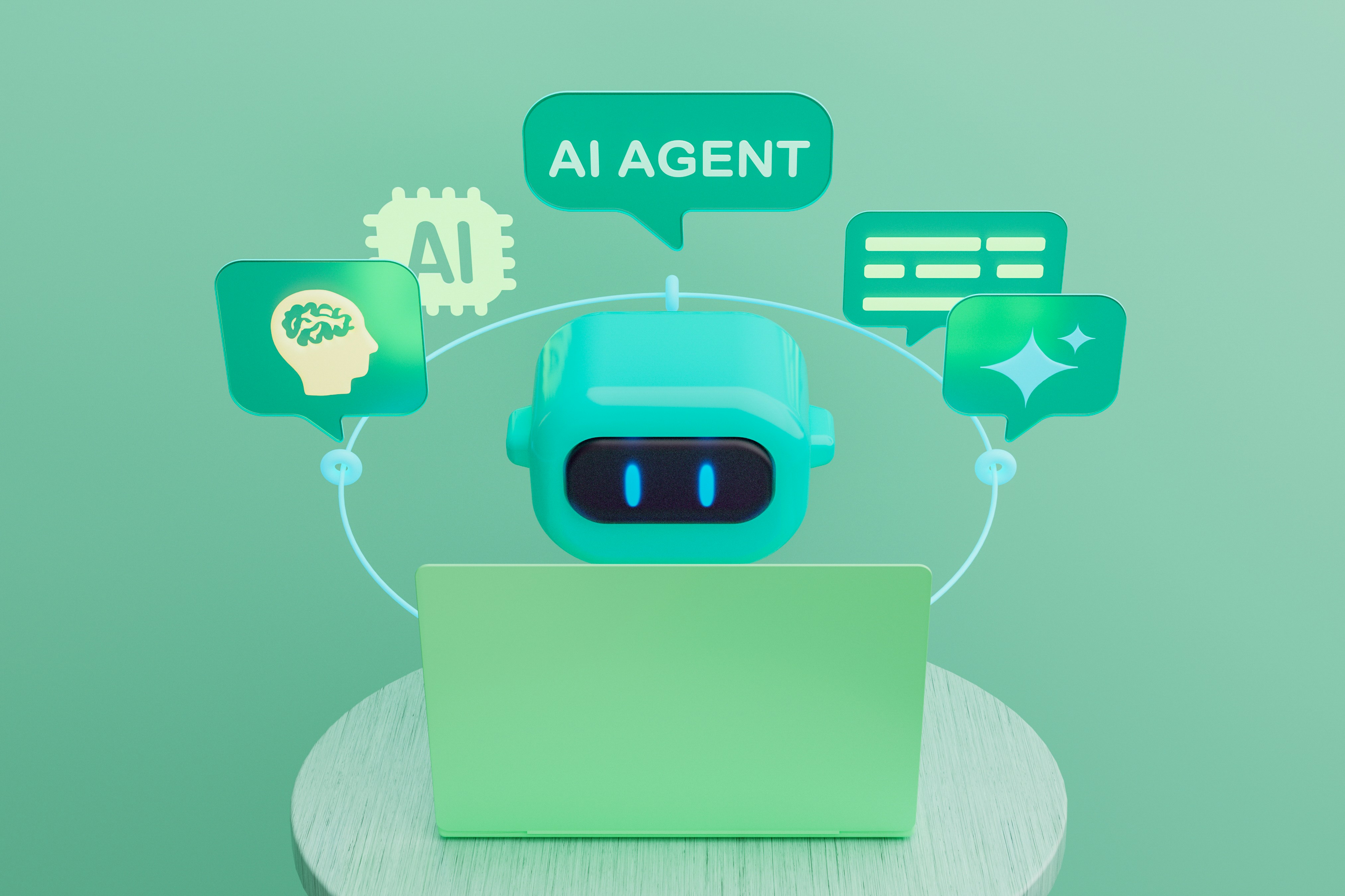 Customer service professional working alongside an AI-assisted support dashboard